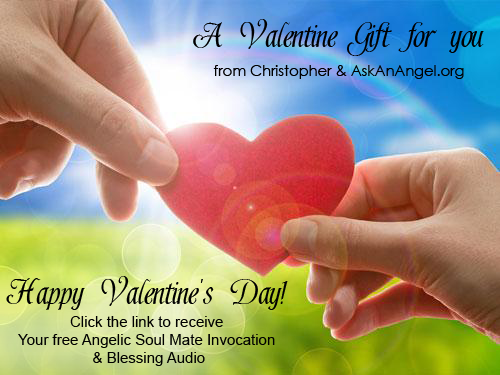 an image of ask an angel website for Valentines day